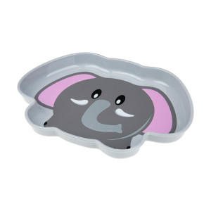 Akuku detský plastový tanierik, Sloník