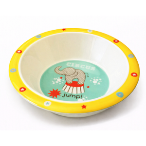 NUK detská plastová mištička, žltá