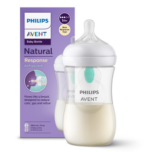 Dojčenská fľaša Philips AVENT Natural Response s ventilom airfree 260ml, 1m+