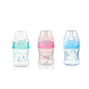 BabyOno Take Care antikoliková fľaša so širokým hrdlom 120ml