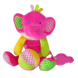 Plyšová špirála Baby Mix, sloník
