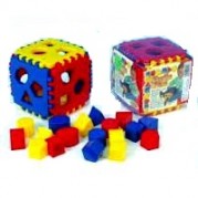 Farebná kocka, vkladanie tvarov