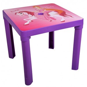 Detský plastový stôl, Luna fialový