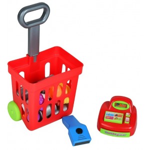 Detský nákupný košík s príslušenstvom 24ks, BAYO
