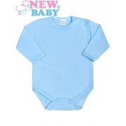 Dojčenské body celorozopínacie New Baby Classic, modré