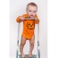 Dojčenské body New Baby Tigrík, oranžové