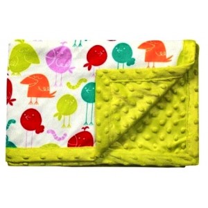 Detská obojstranná deka Baby Ono, zelená