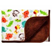 Detská obojstranná deka z mikrofibry Baby Ono, hnedá