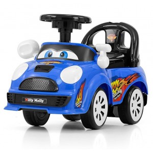 Detské odrážadlo so zvukom Milly Mally JOY, blue