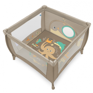 Ohrádka  BABY DESIGN PLAY NEW 2018, hnedá