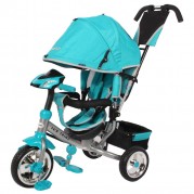 Detská trojkolka so svetlami Baby Mix Lux Trike, modrá